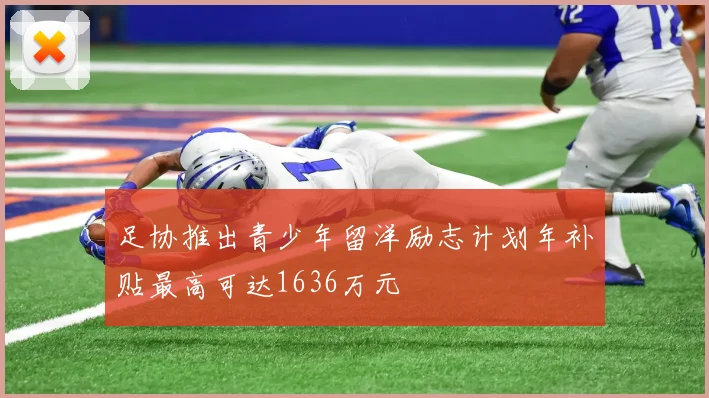 足协推出青少年留洋励志计划年补贴最高可达1636万元